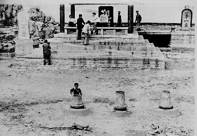 1981年趵突泉停喷后的情景。(赵晓林提供)