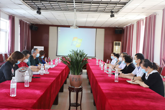 齐鲁医院高新区医院杜广中院长一行来我院进行工作交流