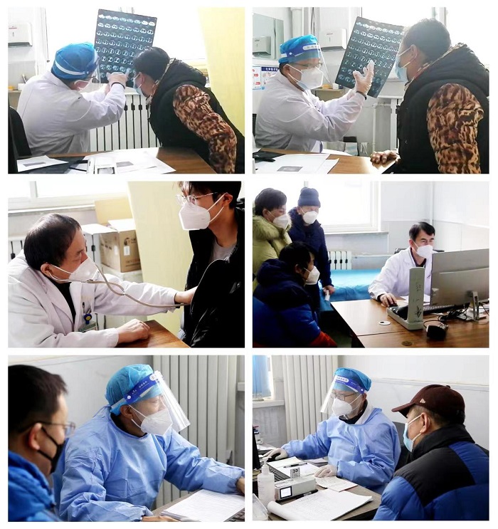 医师们救治新冠病毒感染患者2