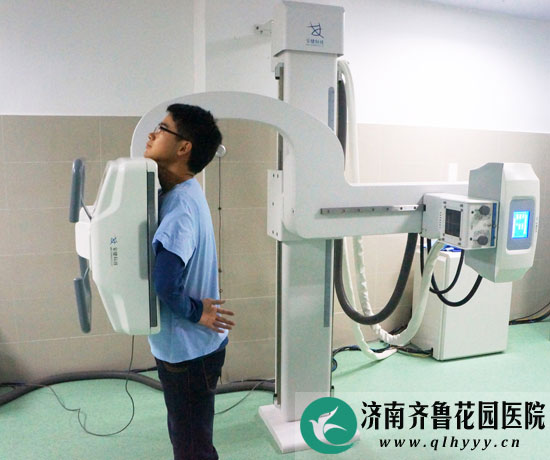安健UC臂平板DR 数字化X光机拍摄胸腔X光片