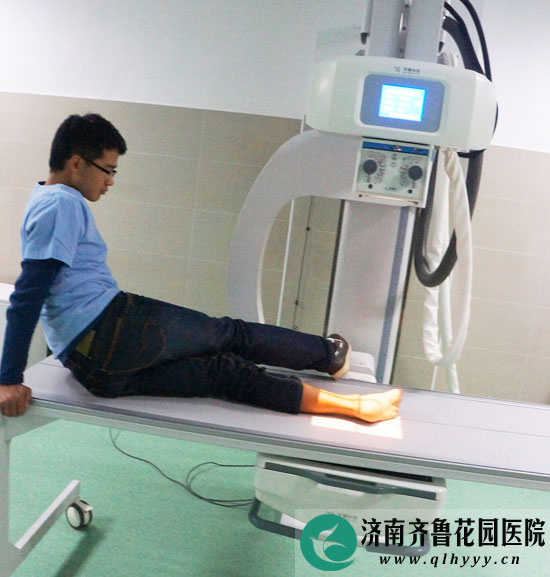 安健UC臂平板DR 数字化X光机拍摄脚踝骨X光片