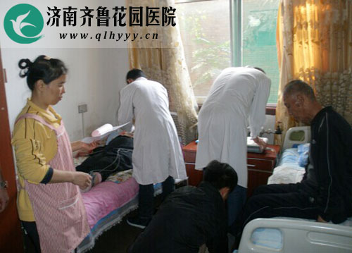 我院扶贫日为历下区元新养老院老年人免费查体