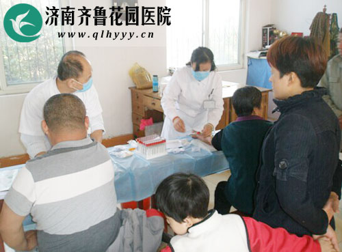 我院圆满完成历城区王舍人镇梁二村村民健康体检工作