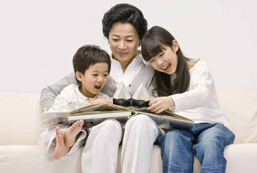 和谐美满的二孩家庭