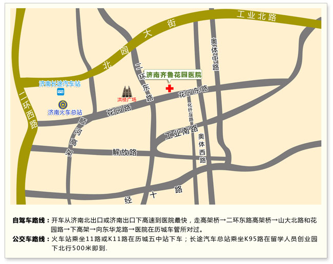 ϻվͼϳ;վ³԰ҽԺ·ʾͼ