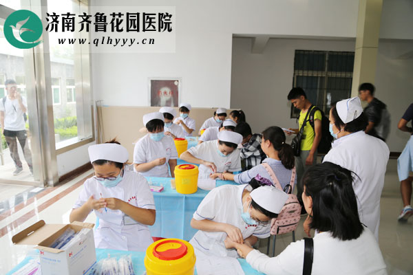 大学新生入学体检做结核菌素试验