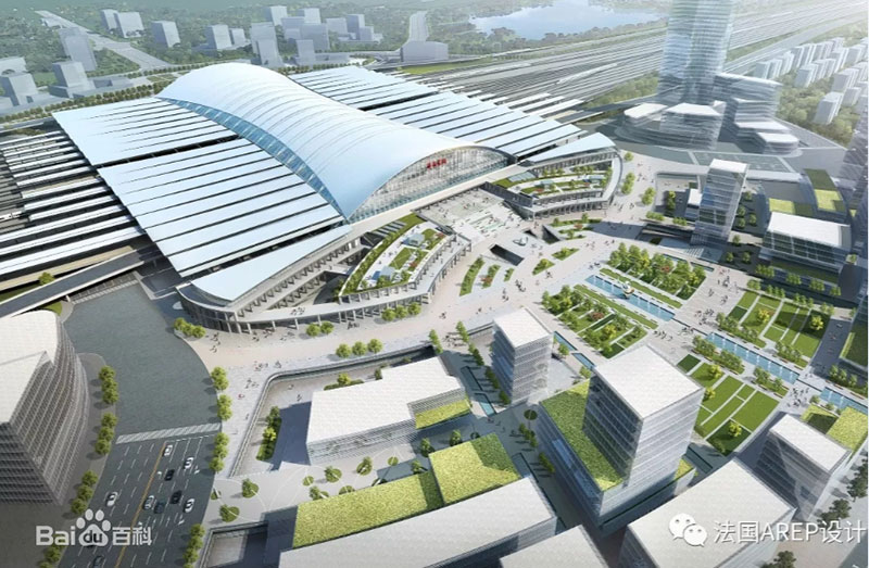 高铁济南东站设计效果图