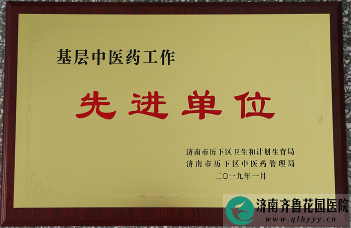 济南市历下区中医药工作先进单位